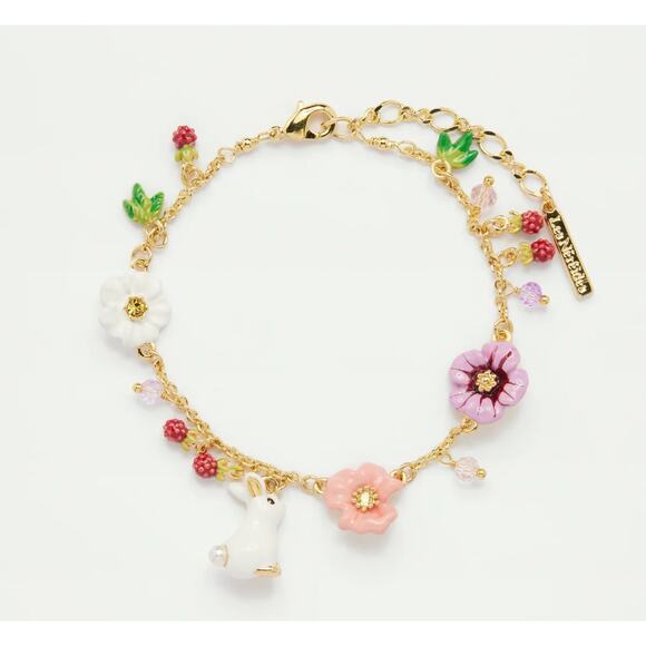 Les Nereides Enchanted Encounters Rabbit Charms Bracelet - Picture 12 of 12